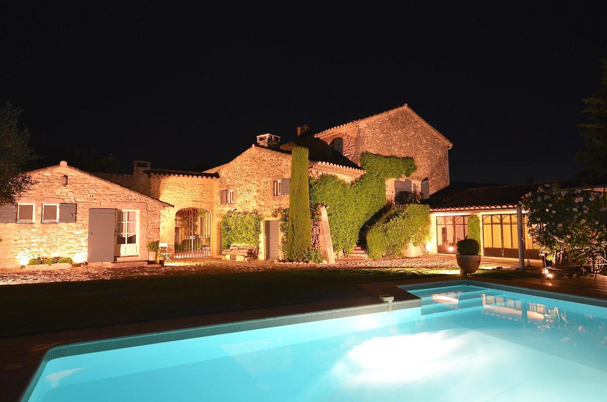 Ferme St Roch Villa Robion en Luberon Exteriör bild