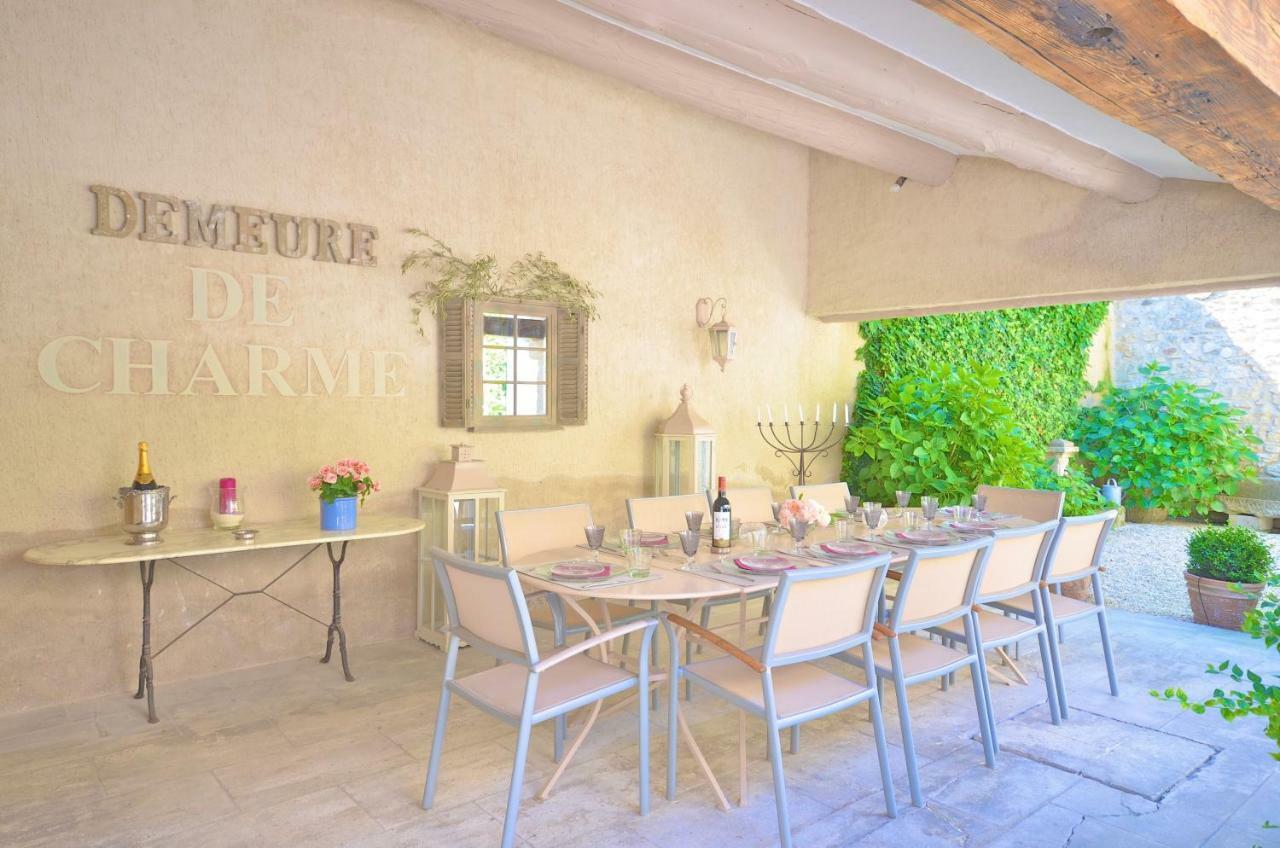 Ferme St Roch Villa Robion en Luberon Exteriör bild